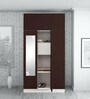 Slimline 3 Door Almirah in Russet Colour