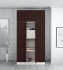 Slimline 3 Door Almirah in Russet Colour
