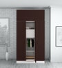 Slimline 3 Door Almirah in Russet Colour