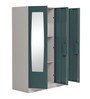 Slimline 3 Door M1 Steel Almirah in Textured Sea Pine Colour