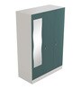 Slimline 3 Door M4 Steel Almirah in Textured Sea Pine Colour