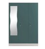 Slimline 3 Door M4 Steel Almirah in Textured Sea Pine Colour