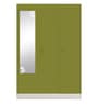 Slimline 3 Door Almirah In Green Colour