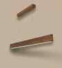 Slimline 48 Brown Solid Wood Linear LED Hanging Light