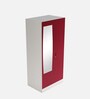 Slimline M1 Steel 2 Door Almirah in Textured Carmine Red Colour