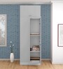 Slimline Metal 2 Door Almirah in Royal Ivory Colour
