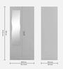 Slimline Metal 2 Door Almirah in Royal Ivory Colour Slimline Metal 2 Door Almirah in Royal Ivory Colour
