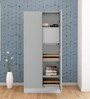 Slimline Metal 2 Door Almirah in Royal Ivory Colour
