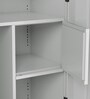 Slimline Metal 2 Door Almirah in Royal Ivory Colour