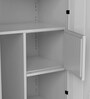 Slimline Metal 2 Door Almirah in Royal Ivory Colour