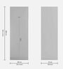 Slimline Metal 2 Door Almirah in Royal Ivory Colour