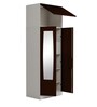 Slimline 2 Door Almirah (with Mirror) in Russet Colour