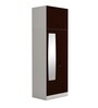 Slimline 2 Door Almirah (with Mirror) in Russet Colour