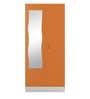 Slimline Metal 2 Door Almirah in Textured Marigold Colour