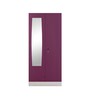 Slimline Metal 2 Door Almirah in Textured Purple & Grey Colour Slimline Metal 2 Door Almirah in Textured Purple & Grey Colour