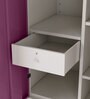 Slimline Metal 2 Door Almirah in Textured Purple & Grey Colour