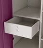 Slimline Metal 2 Door Almirah in Textured Purple & Grey Colour Slimline Metal 2 Door Almirah in Textured Purple & Grey Colour