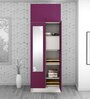 Slimline Metal 2 Door Almirah in Textured Purple & Grey Colour