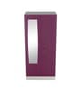 Slimline Metal 2 Door Almirah in Textured Purple & Grey Colour Slimline Metal 2 Door Almirah in Textured Purple & Grey Colour