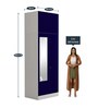 Slimline 2 Door Almirah (with Mirror) in Textured Ultra Marine Blue Colour
