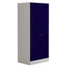 Slimline 2 Door Almirah in Textured Ultra Marine Blue Colour