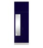 Slimline 2 Door Almirah (with Mirror) in Textured Ultra Marine Blue Colour