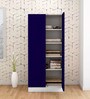 Slimline 2 Door Almirah in Textured Ultra Marine Blue Colour