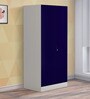Slimline 2 Door Almirah in Textured Ultra Marine Blue Colour