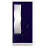 Slimline 2 Door Almirah (with Mirror) in Textured Ultra Marine Blue Colour