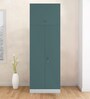 Slimline Metal 2 Door Almirah in Sea Pine Finish