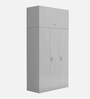 Slimline Metal 3 Door Almirah in Royal Ivory Colour Slimline Metal 3 Door Almirah in Royal Ivory Colour
