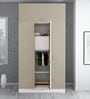 Slimline Metal 3 Door Almirah in Royal Ivory Finish with locker and drawer Slimline Metal 3 Door Almirah in Royal Ivory Finish with locker and drawer
