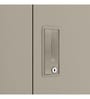Slimline Metal 3 Door Almirah in Royal Ivory Finish with locker and drawer Slimline Metal 3 Door Almirah in Royal Ivory Finish with locker and drawer