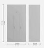 Slimline Metal 3 Door Almirah in Royal Ivory Colour Slimline Metal 3 Door Almirah in Royal Ivory Colour