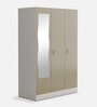 Slimline Metal 3 Door Almirah in Royal Ivory Colour