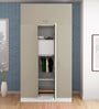 Slimline Metal 3 Door Almirah in Royal Ivory Finish with locker and drawer Slimline Metal 3 Door Almirah in Royal Ivory Finish with locker and drawer