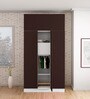 Slimline 3 Door Almirah in Russet Colour