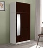 Slimline 3 Door Almirah in Russet Colour