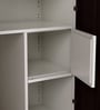 Slimline Metal 3 Door Almirah in Shell Wine Red Finish Slimline Metal 3 Door Almirah in Shell Wine Red Finish