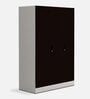 Slimline Metal 3 Door Almirah in Shell Wine Red Finish Slimline Metal 3 Door Almirah in Shell Wine Red Finish