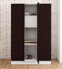 Slimline Metal 3 Door Almirah in Shell Wine Red Finish Slimline Metal 3 Door Almirah in Shell Wine Red Finish