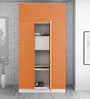 Slimline Metal 3 Door Almirah in Textured Marigold Colour