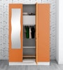 Slimline Metal 3 Door Almirah in Textured Marigold Colour