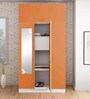 Slimline Metal 3 Door Almirah in Textured Marigold Colour
