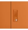 Slimline Metal 3 Door Almirah in Textured Marigold Colour