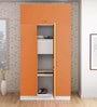 Slimline Metal 3 Door Almirah in Textured Marigold Colour