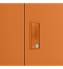 Slimline Metal 3 Door Almirah in Textured Marigold Colour