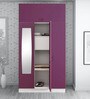 Slimline Metal 3 Door Almirah in Textured Purple Colour Slimline Metal 3 Door Almirah in Textured Purple Colour