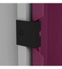 Slimline Metal 3 Door Almirah in Textured Purple Finish with Mirror & Locker Slimline Metal 3 Door Almirah in Textured Purple Finish with Mirror & Locker