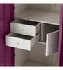 Slimline Metal 3 Door Almirah in Textured Purple Colour Slimline Metal 3 Door Almirah in Textured Purple Colour